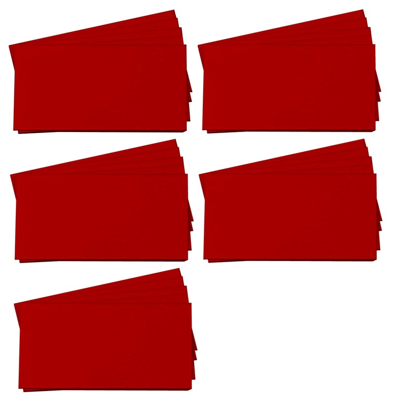 MV Magna Visual Magna Visual 1" x 2" Red Pre-Cut Write On Wipe Off Magnetic Strips 25 Pack - Image 1